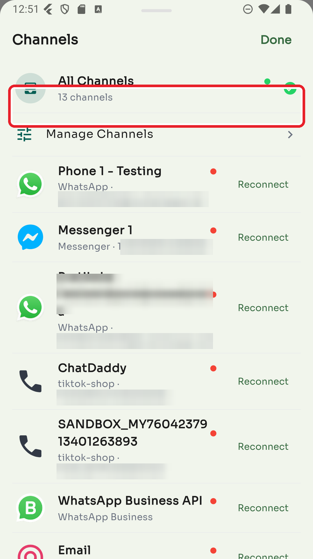 Pick All Channels or a single channel