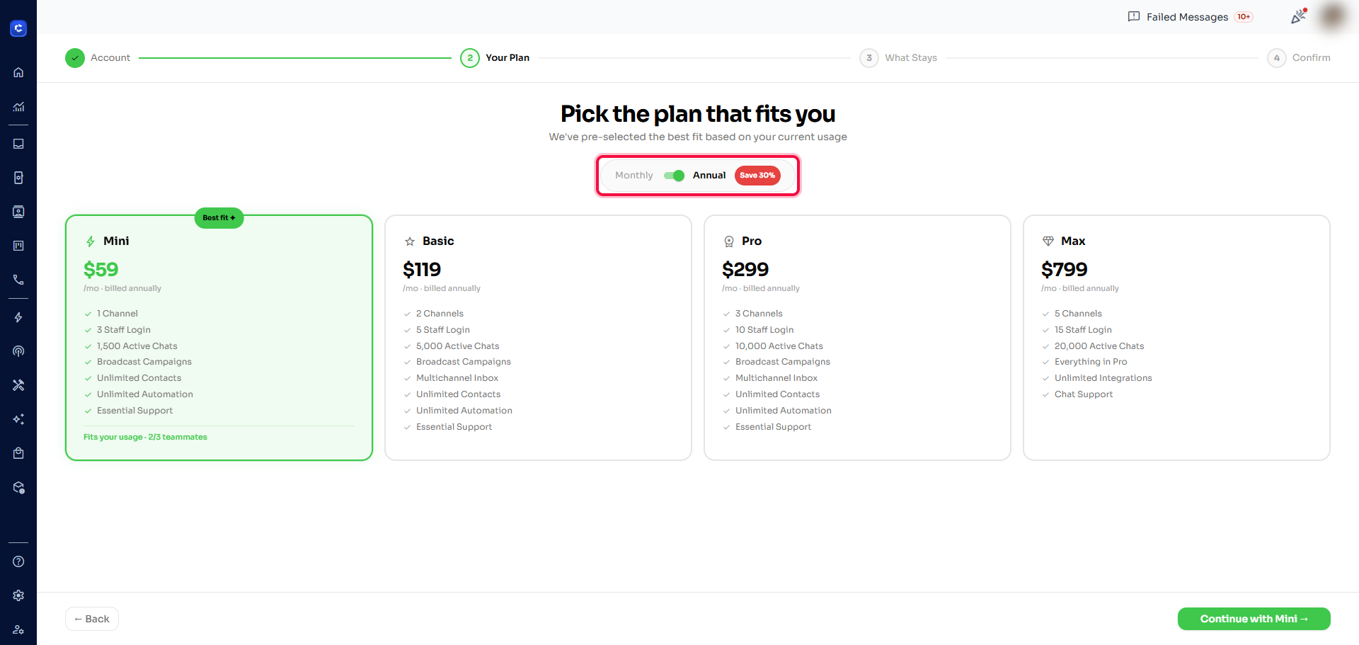 Step 2 screenshot