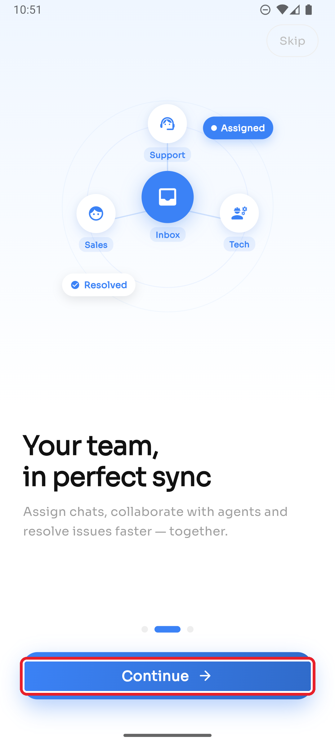 Onboarding: team collaboration
