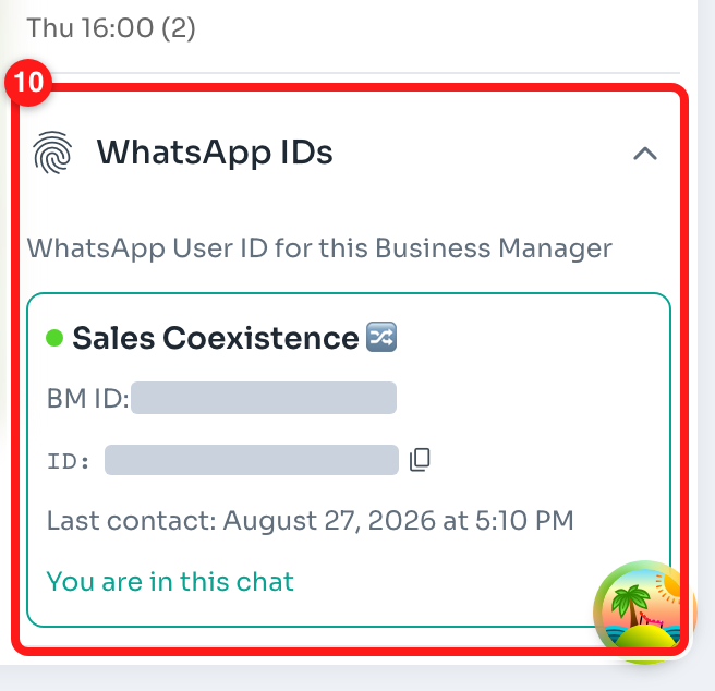 10 — the single-Business-Manager view.