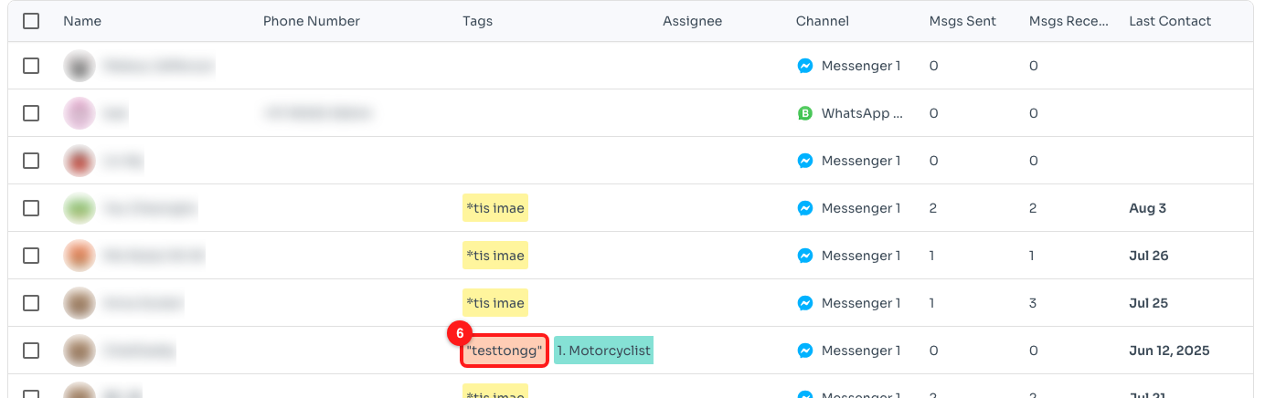 A tag whose name includes quote marks (6). Tags like this used to break the row; they now export correctly.